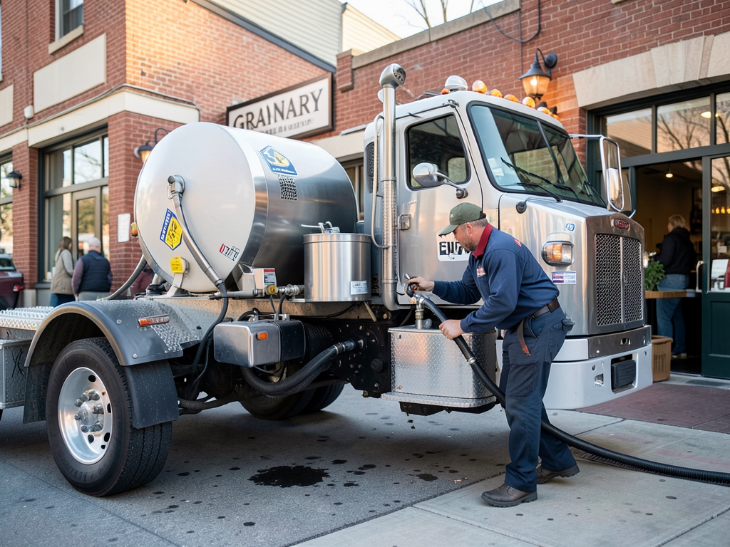 Commercial grease trap services for restaurants in