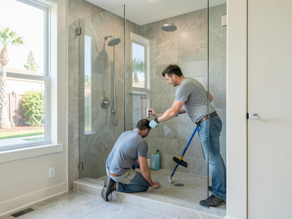 Converting your old bathtub into a modern walk in