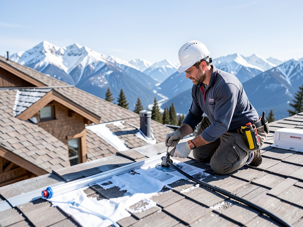 Installing Heat Tape to Prevent Frozen Pipes and Ice Dams in Your Park City Home