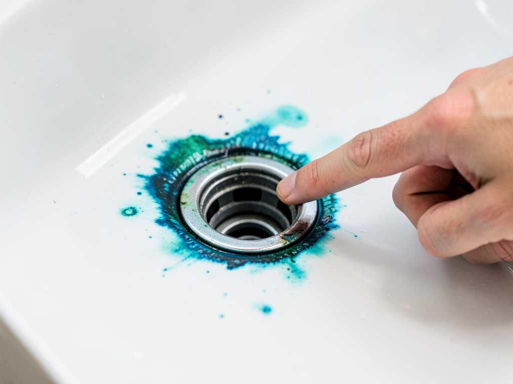 Why your central city sink has blue stains and how